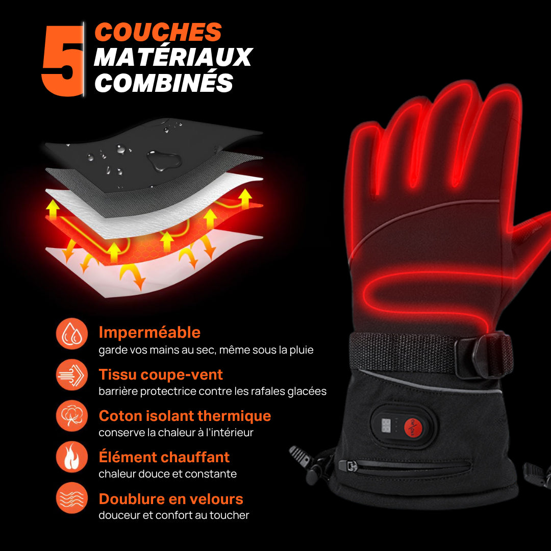 Heatcore Shark 3 - Gants chauffants 7.4V