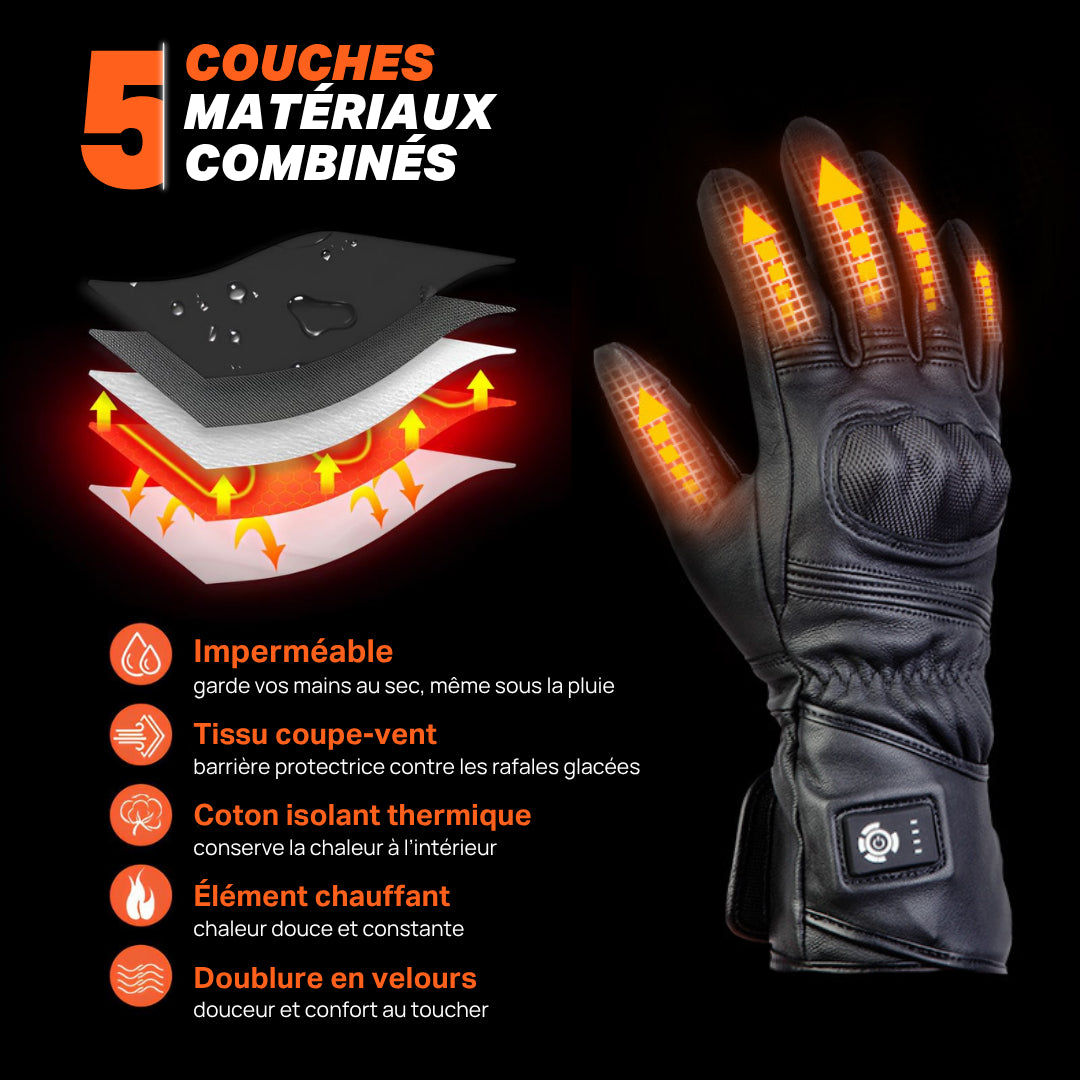Heatcore Xera 5 - Gants chauffants moto