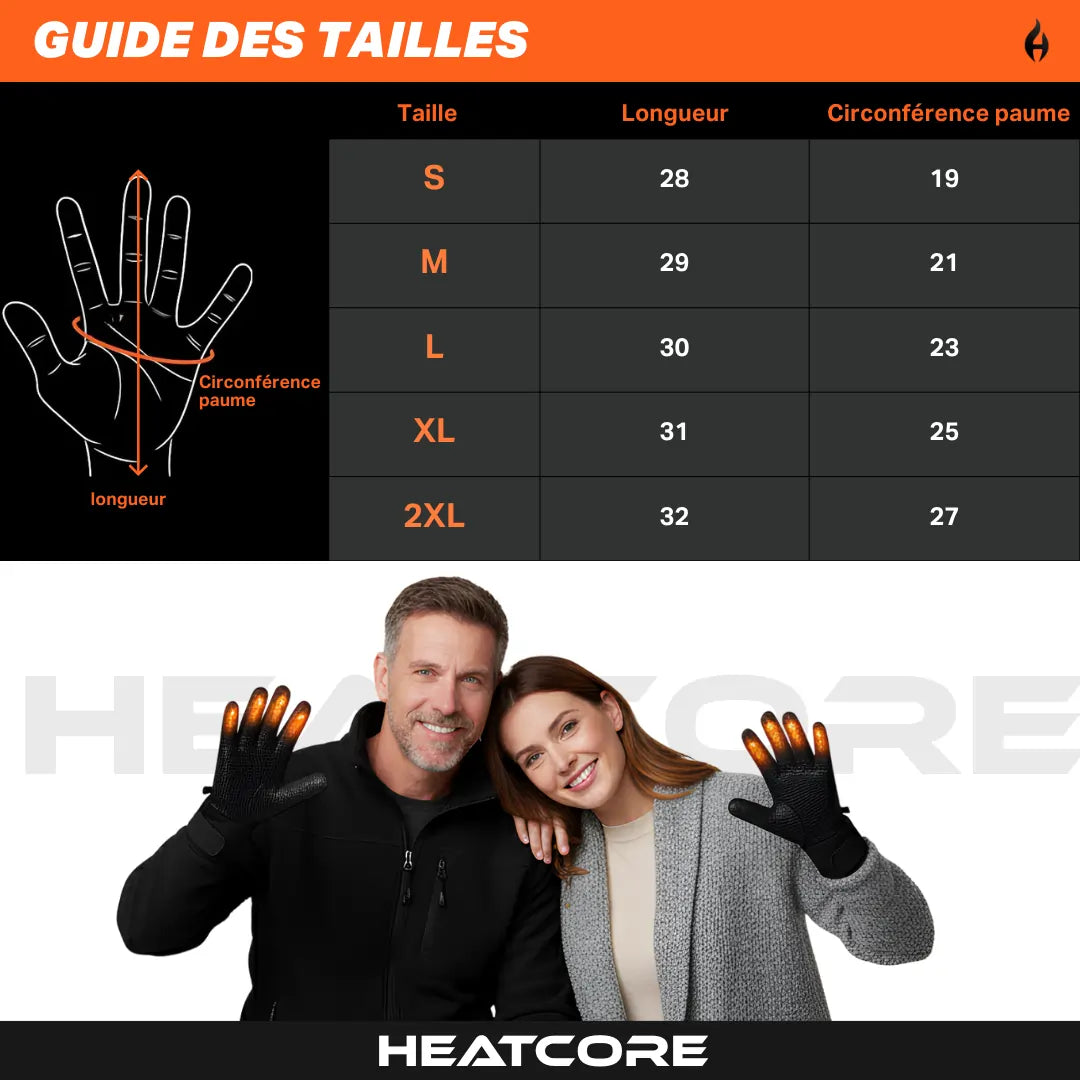 Heatcore Xera 5 - Gants chauffants moto