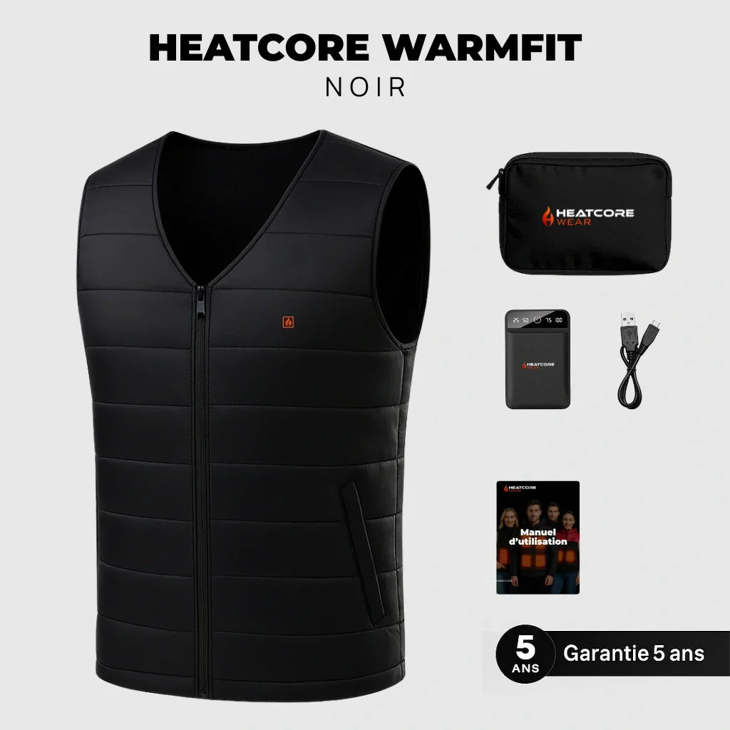 Heatcore WarmFit - Gilet chauffant sans manches Homme
