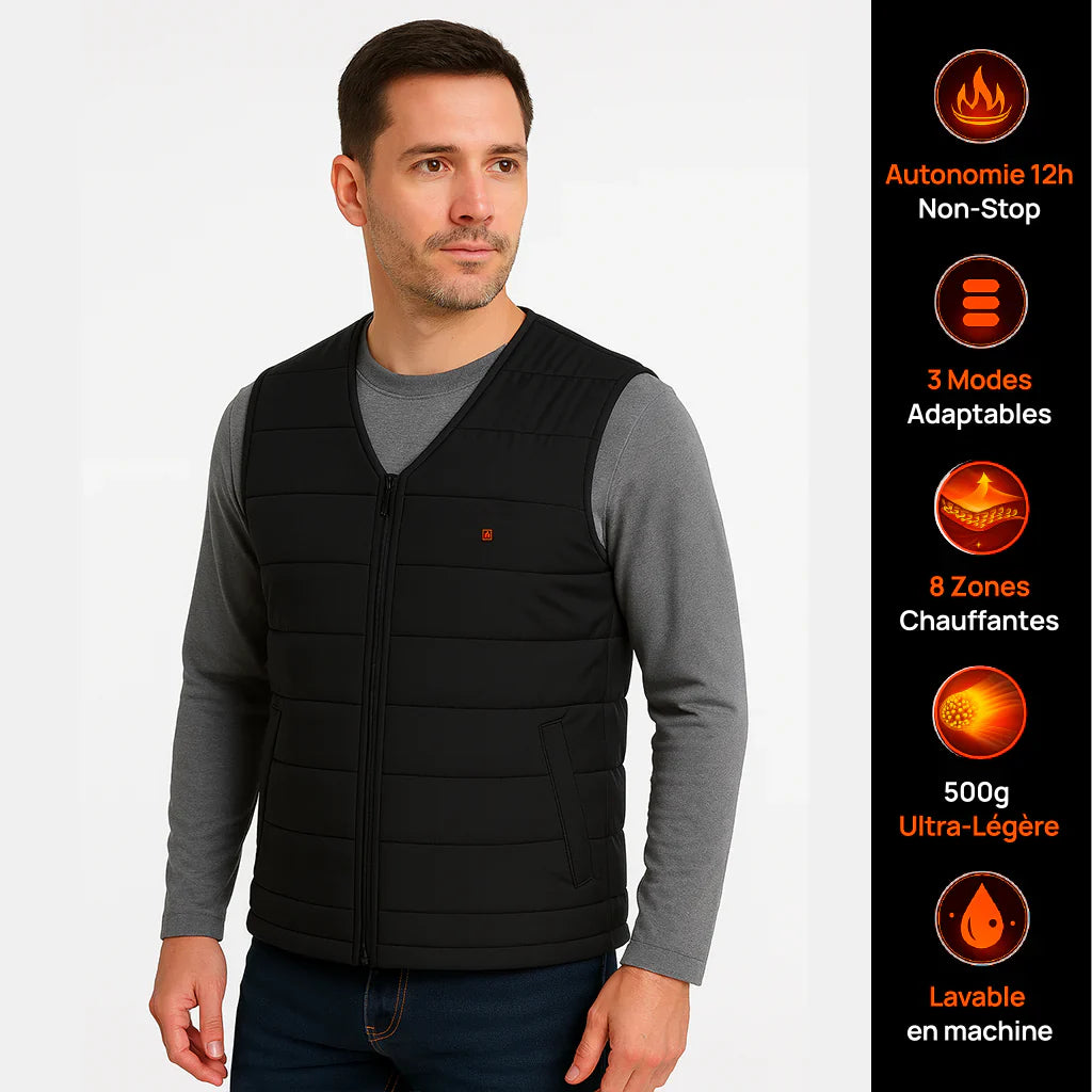 Heatcore WarmFit - Gilet chauffant sans manches Homme