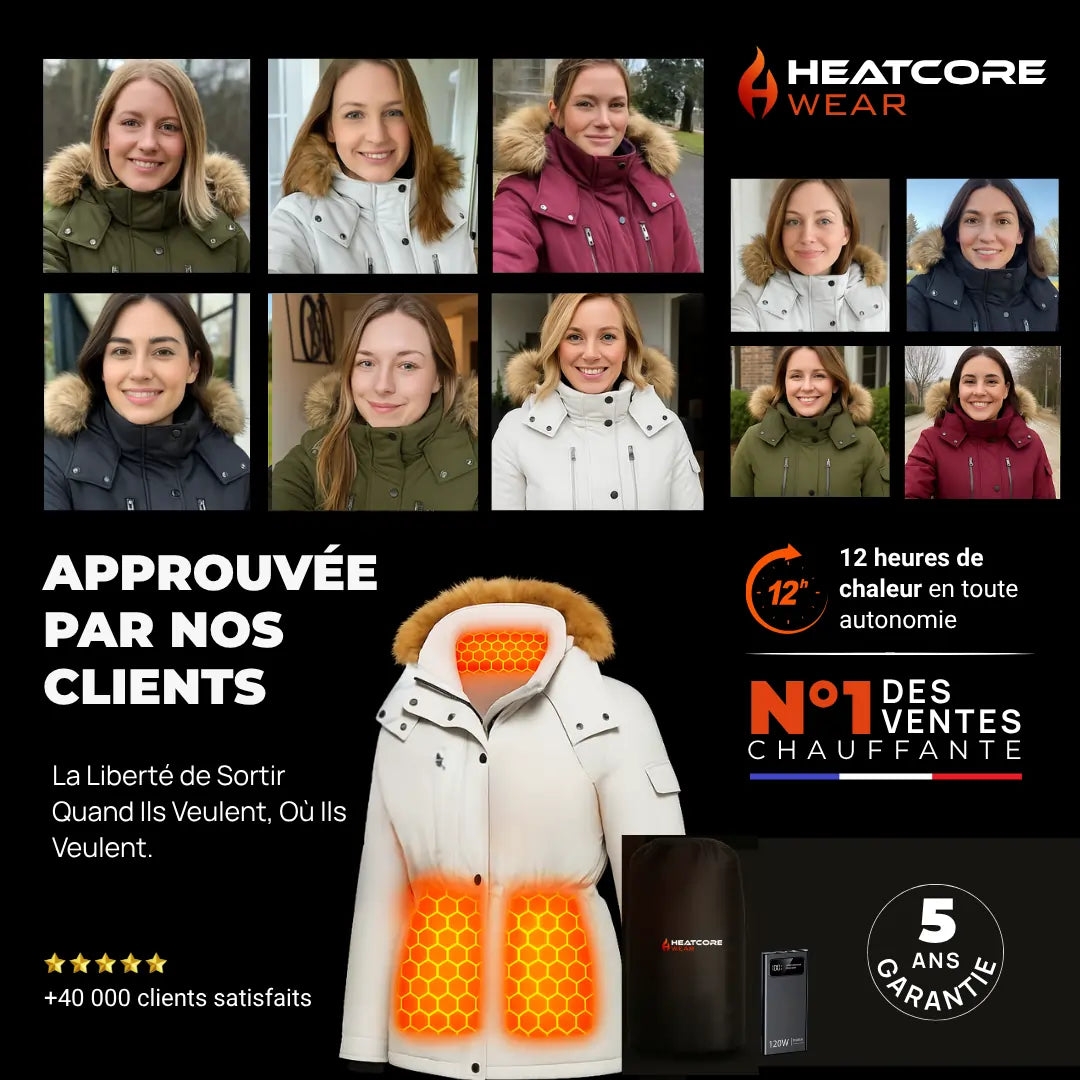 Heatcore™ Aurora 8 - Manteau Chauffant Femme