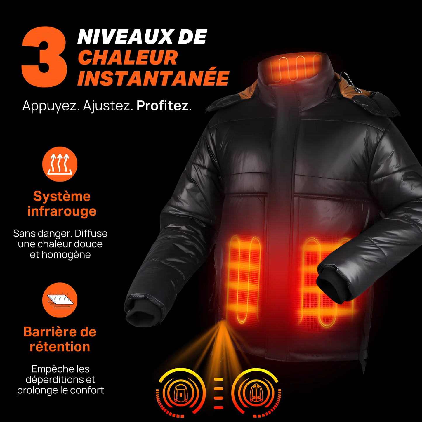 Heatcore™ Eclipse 8 - Doudoune Chauffante manches longues Homme