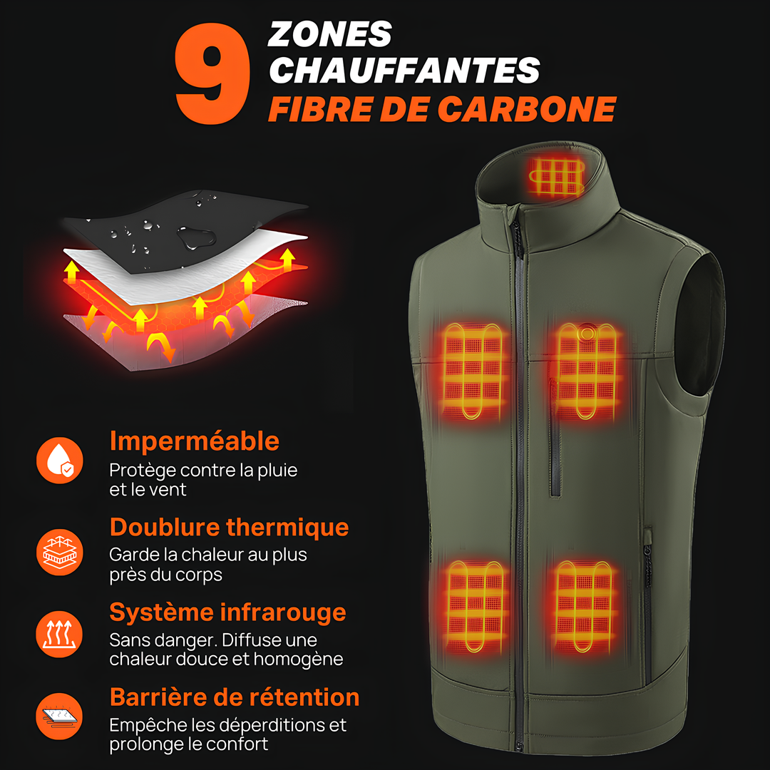 Heatcore™ Light 7 - Veste Chauffante sans manches Homme