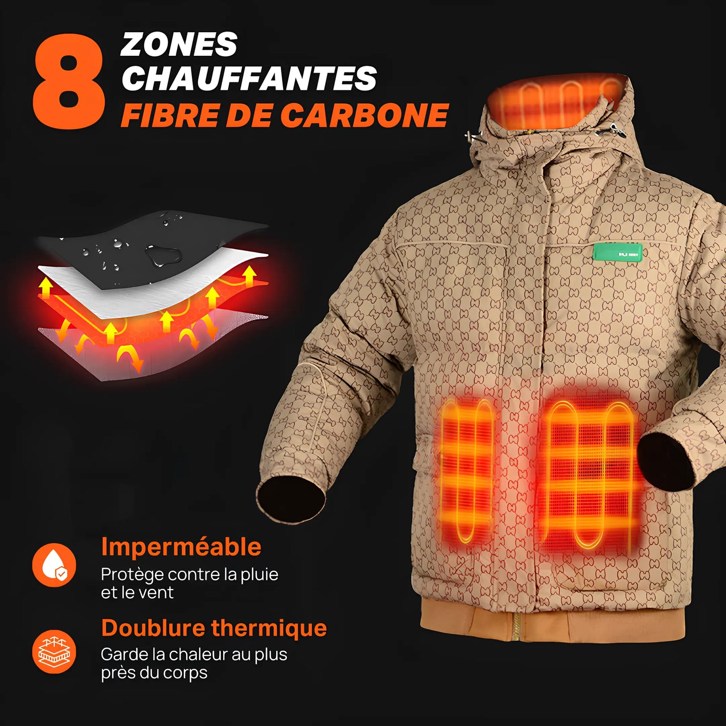 Heatcore™ Prestige 7 - Doudoune Chauffante manches longues Homme