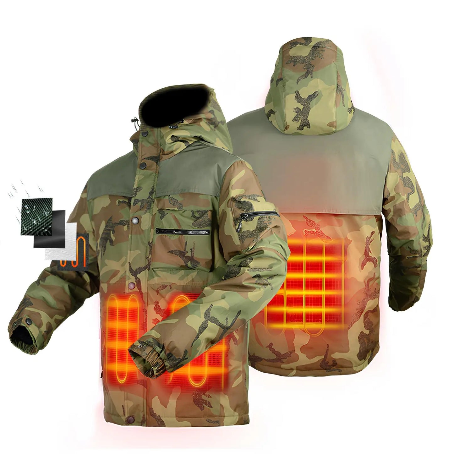Heatcore™ Storm 4 - Manteau Chauffant Homme Camouflage