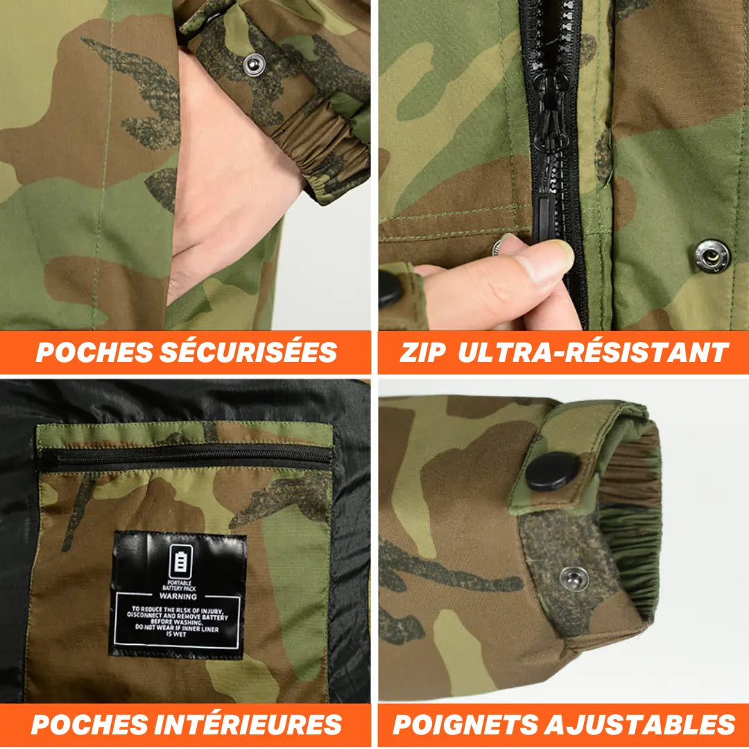 Heatcore™ Storm 4 - Manteau Chauffant Homme Camouflage
