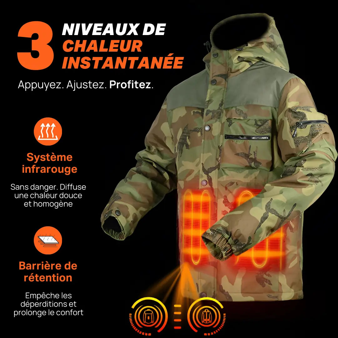 Heatcore™ Storm 4 - Manteau Chauffant Homme Camouflage