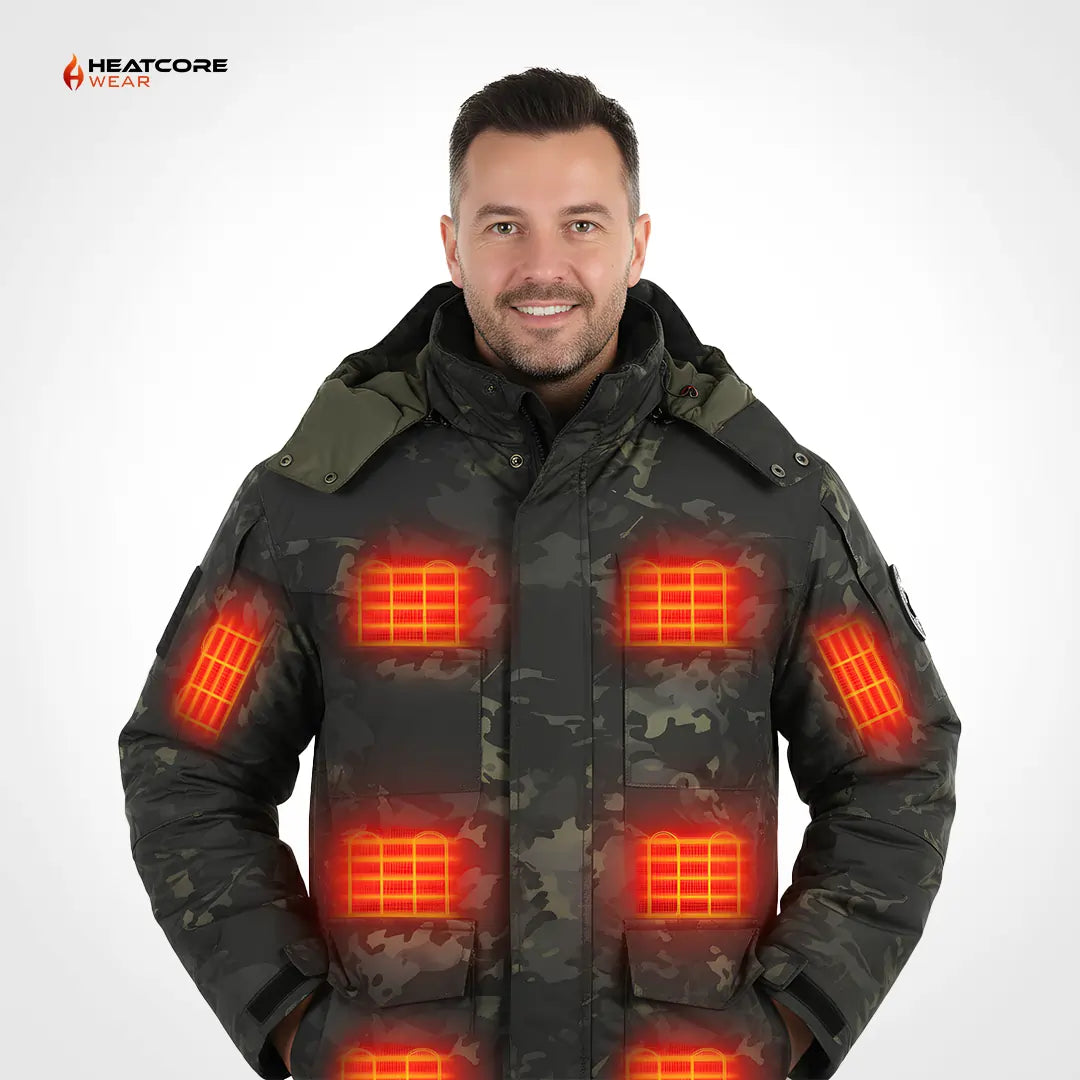 Heatcore™ Tactical 8 - Veste Chauffante Homme Camouflage