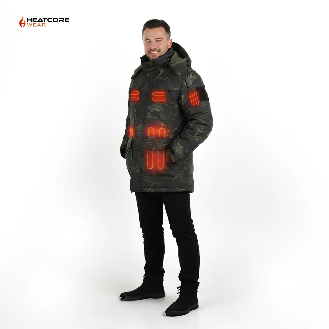 Heatcore™ Tactical 8 - Veste Chauffante Homme Camouflage