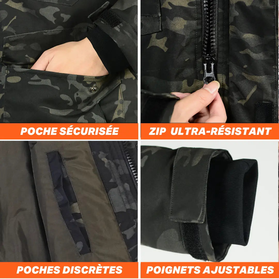 Heatcore™ Tactical 8 - Veste Chauffante Homme Camouflage