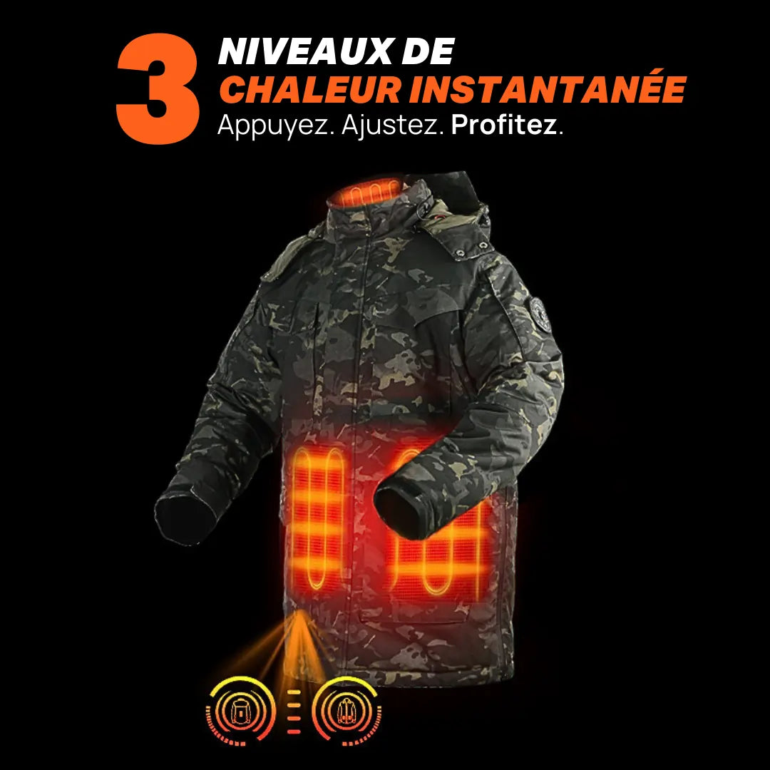 Heatcore™ Tactical 8 - Veste Chauffante Homme Camouflage