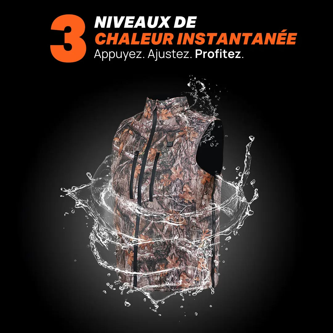 Heatcore™ Wild 3 - Veste Chauffante sans manches Homme Camouflage