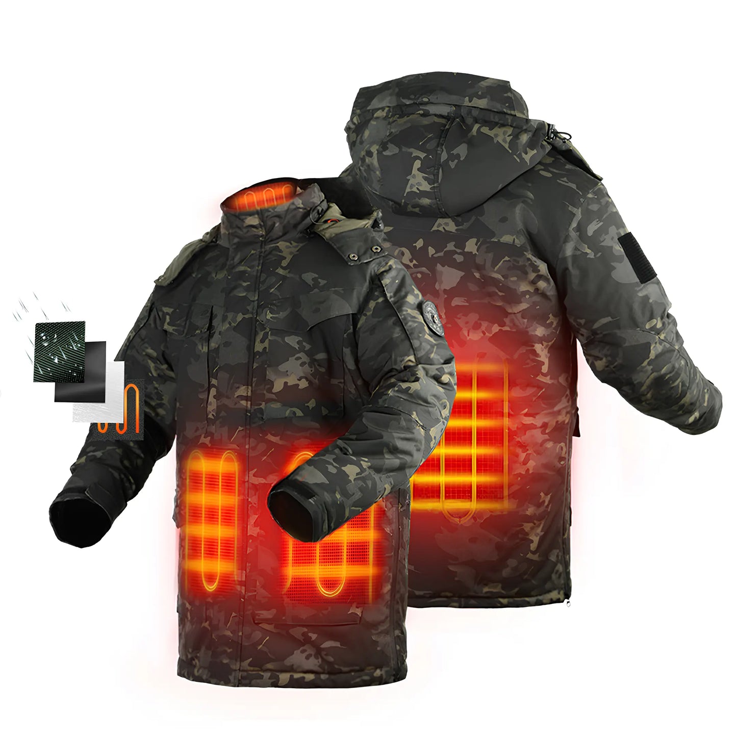 Heatcore™ Tactical 8 - Veste Chauffante Homme Camouflage
