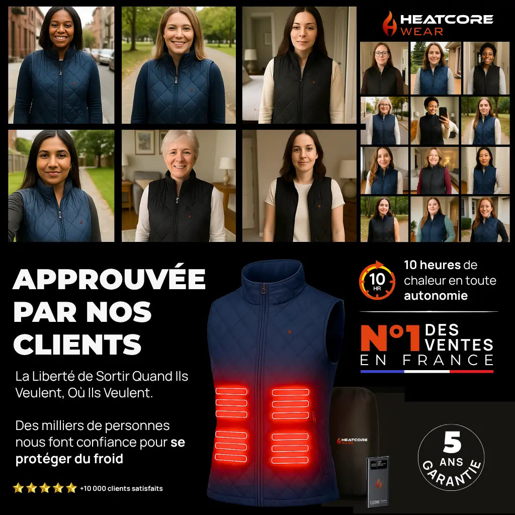 Heatcore™ D34 - Veste Chauffante sans manches