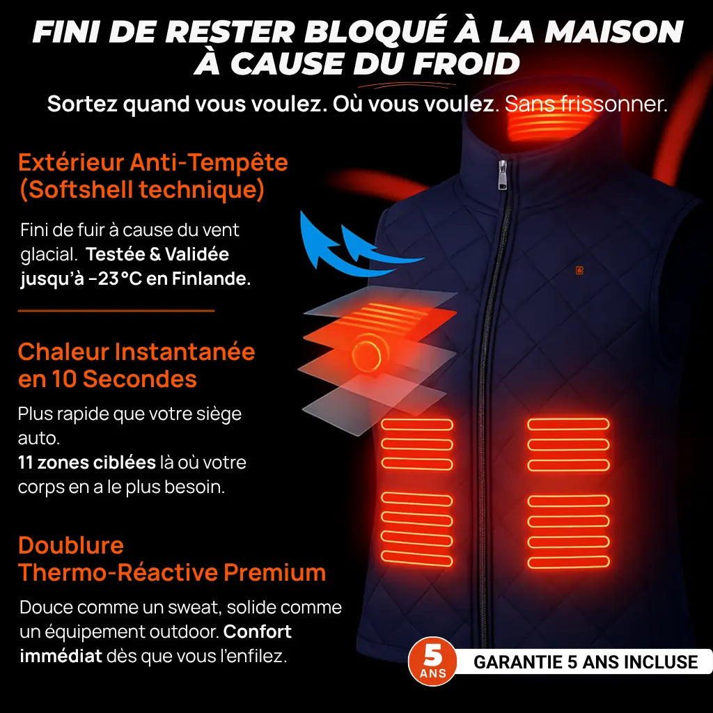 Heatcore™ D34 - Veste Chauffante sans manches