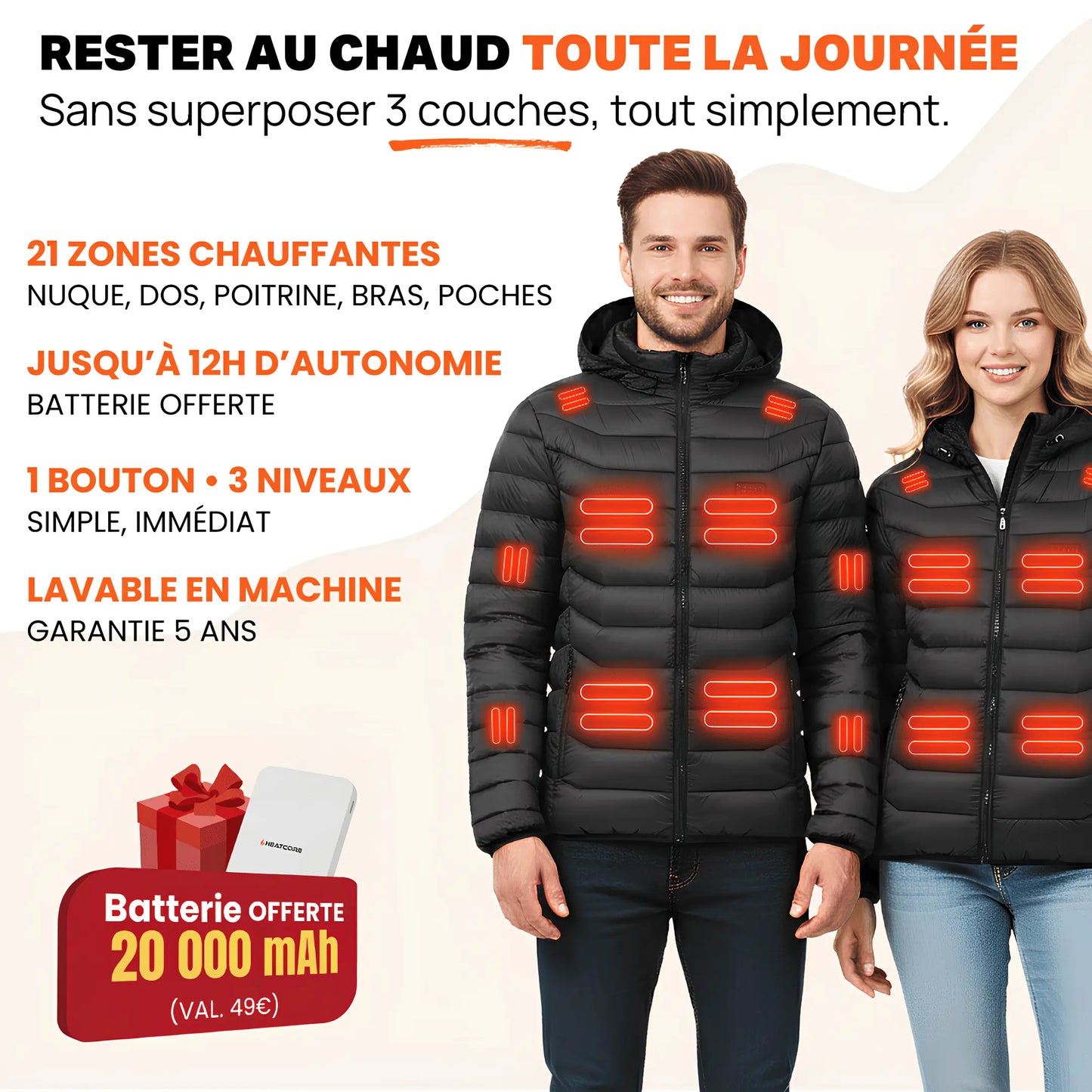 Heatcore Urban 5™  - Veste chauffante Homme