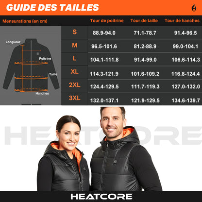 Heatcore™ Burst 6 - Doudoune Chauffante sans manches unisexe