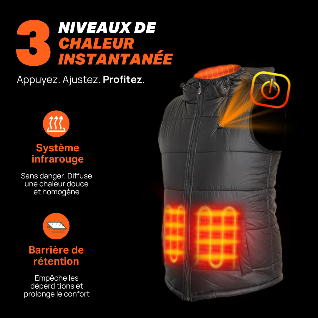 Heatcore™ Burst 6 - Doudoune Chauffante sans manches unisexe