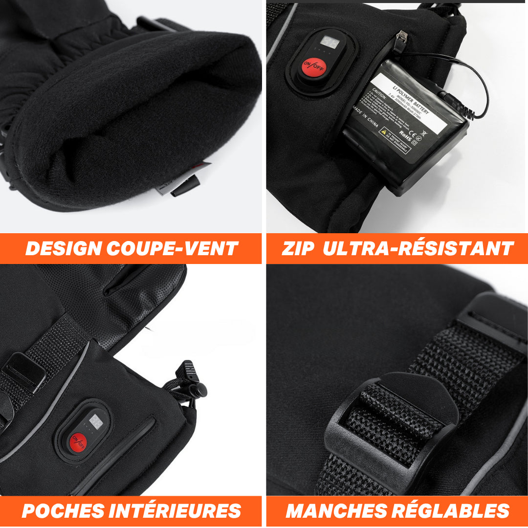 Heatcore Shark 3 - Gants chauffants 7.4V