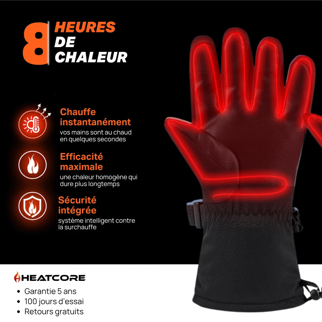 Heatcore Shark 3 - Gants chauffants 7.4V