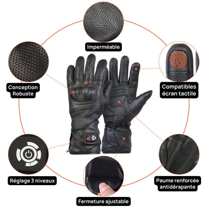 Heatcore Xera 5 - Gants chauffants moto