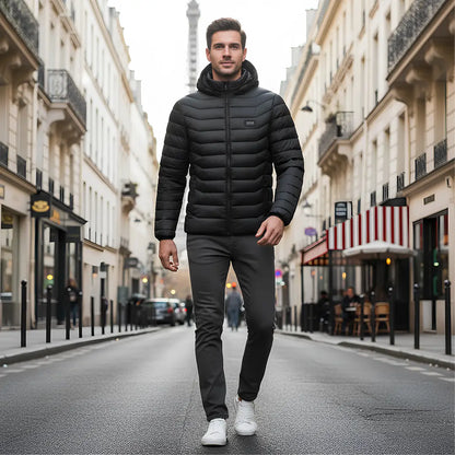 Heatcore Urban 8™ – Veste chauffante unisexe à manches longues (doudoune thermique)