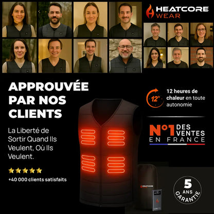 Heatcore WarmFit - Gilet chauffant sans manches Femme