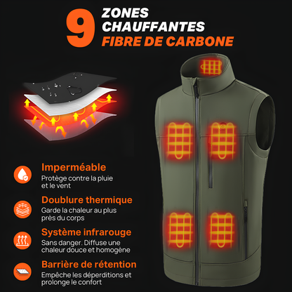 Heatcore™ Light 7 - Veste Chauffante sans manches Homme