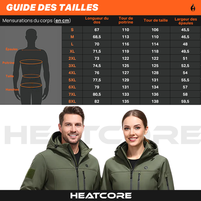 Heatcore™ Light K7 Softshell - Veste Chauffante manches longues Unisexe