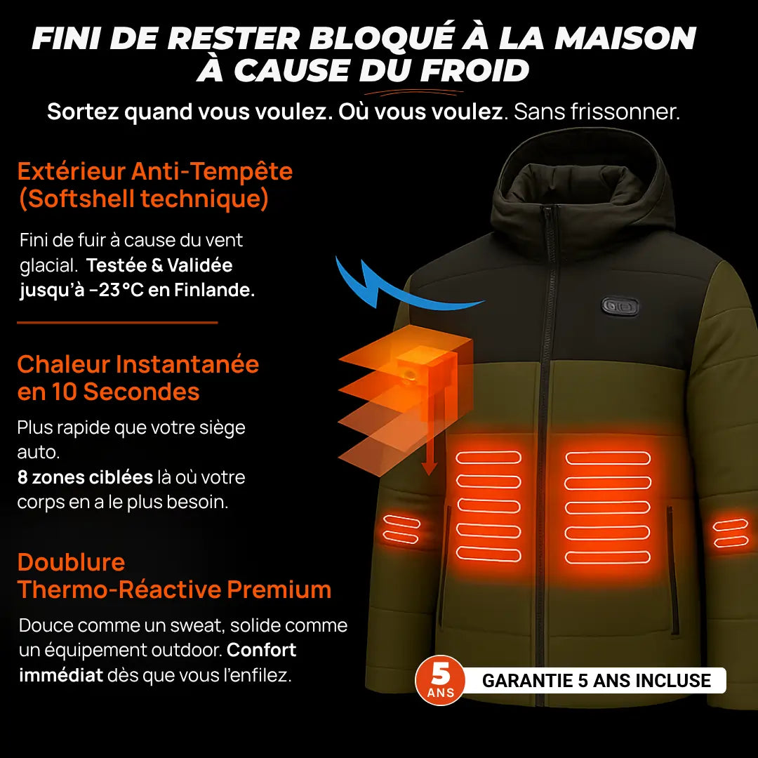 Heatcore™ Nordic K2 - Manteau Chauffant