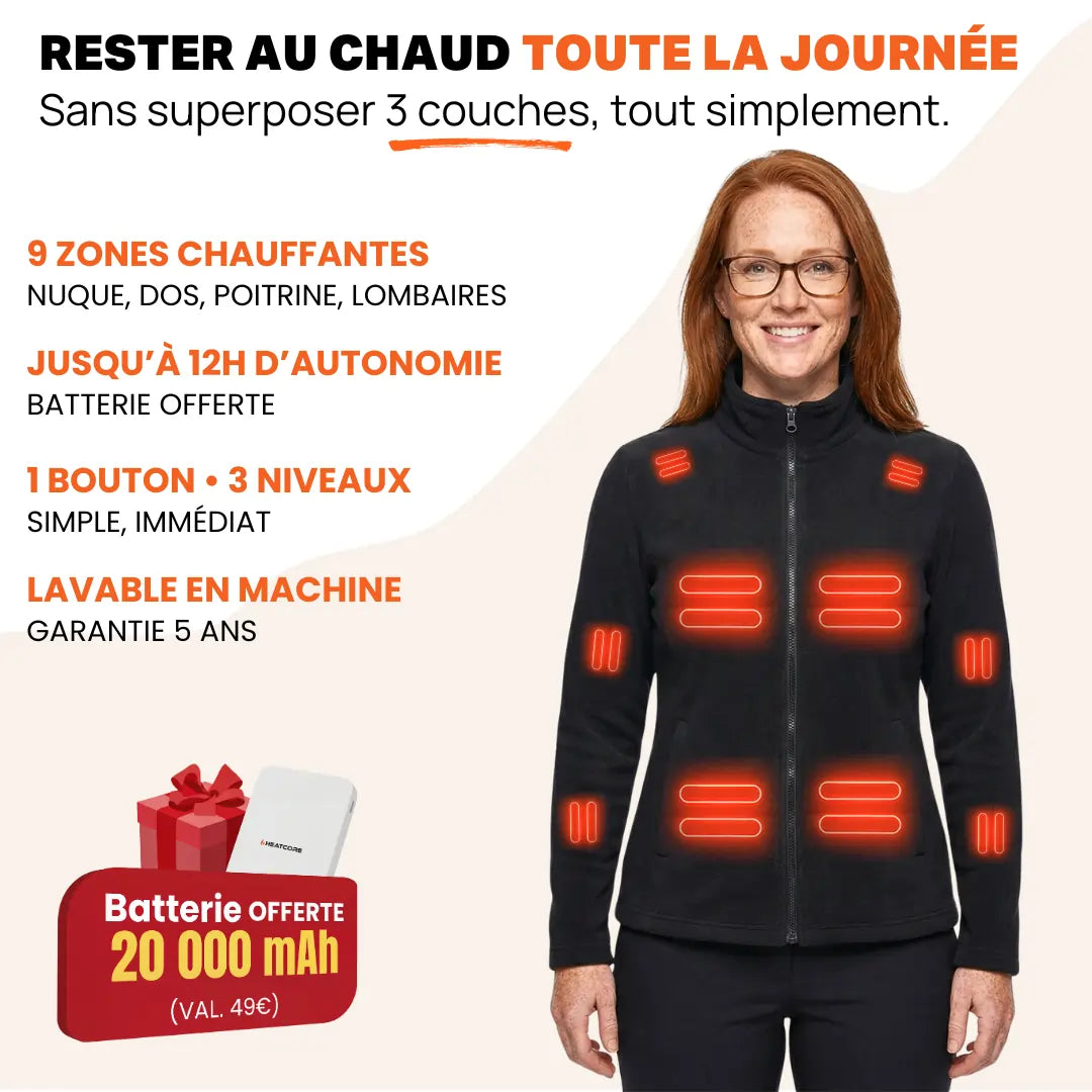 Heatcore™ Polar 4 - Veste Chauffante polaire Femme