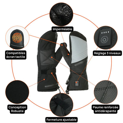 Heatcore™ Snow M1 – Gants Chauffants Grand Froid