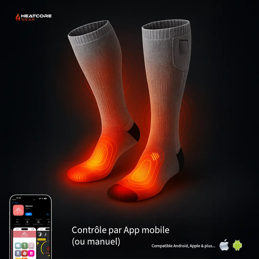 Heatcore™ Sock'R - Chaussettes chauffantes Unisexe
