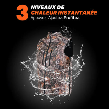 Heatcore™ Wild 3 - Veste Chauffante sans manches Homme Camouflage