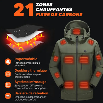 Heatcore™ Light K7 Softshell - Veste Chauffante manches longues Unisexe