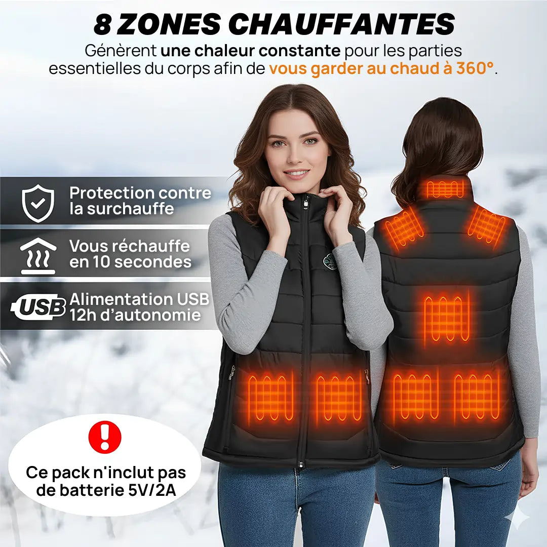 Heatcore™ X8 - Veste chauffante sans manches Femme