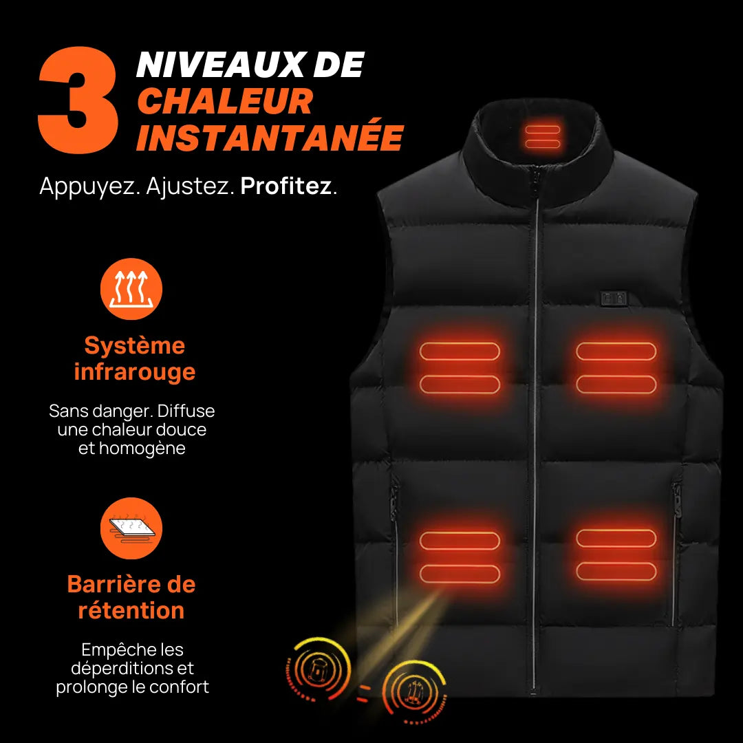 Heatcore™ ZR3 - Veste chauffante sans manches unisexe