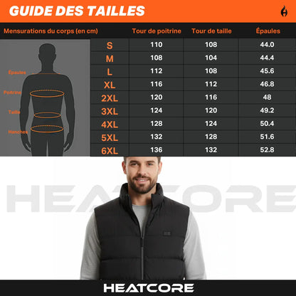 Heatcore™ ZR3 - Veste chauffante sans manches unisexe