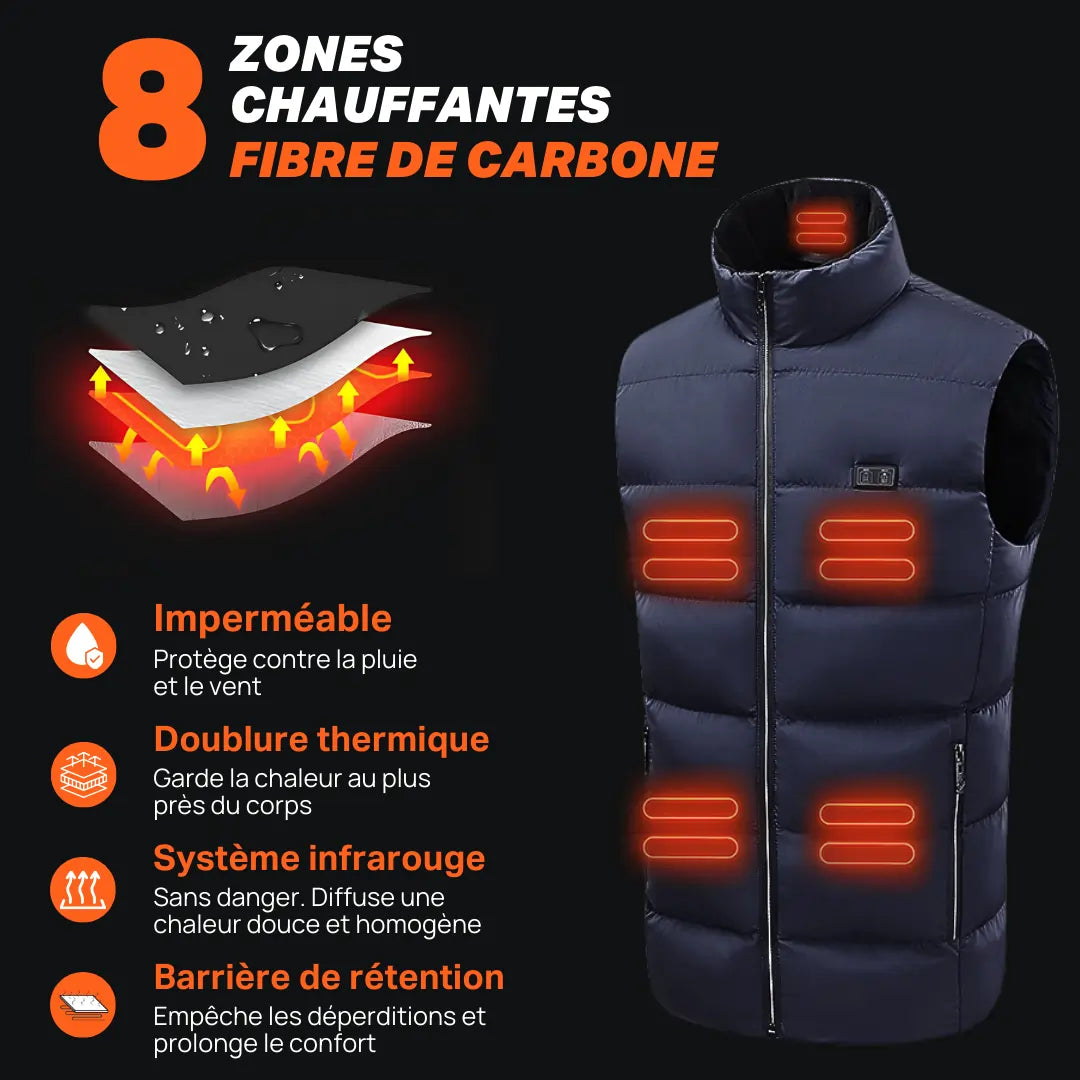 Heatcore™ ZR3 - Veste chauffante sans manches unisexe