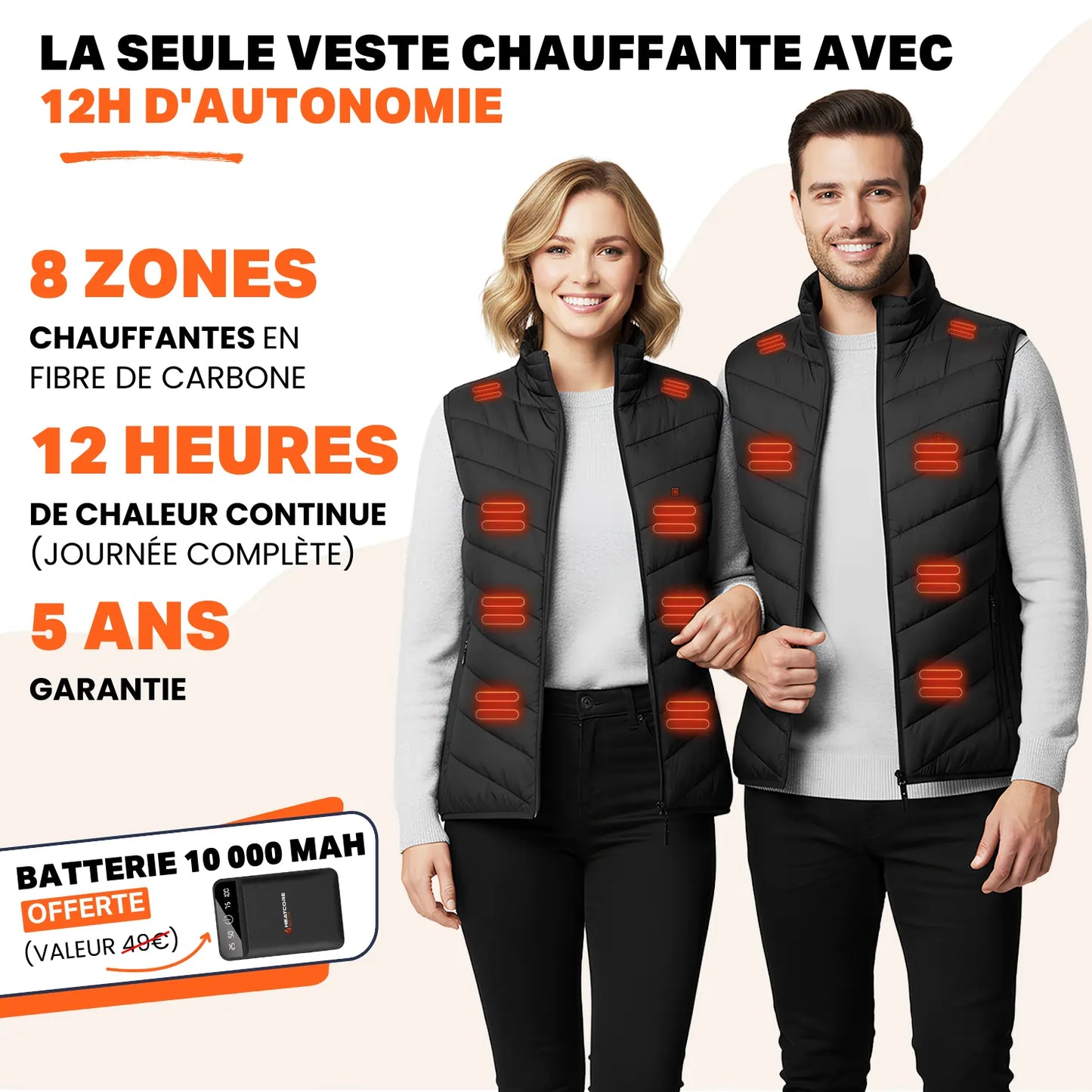 Heatcore™ V215 - Veste Chauffante sans manches Homme