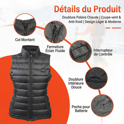 Heatcore™ Luma 8 - Gilet Chauffant Femme 8 zones