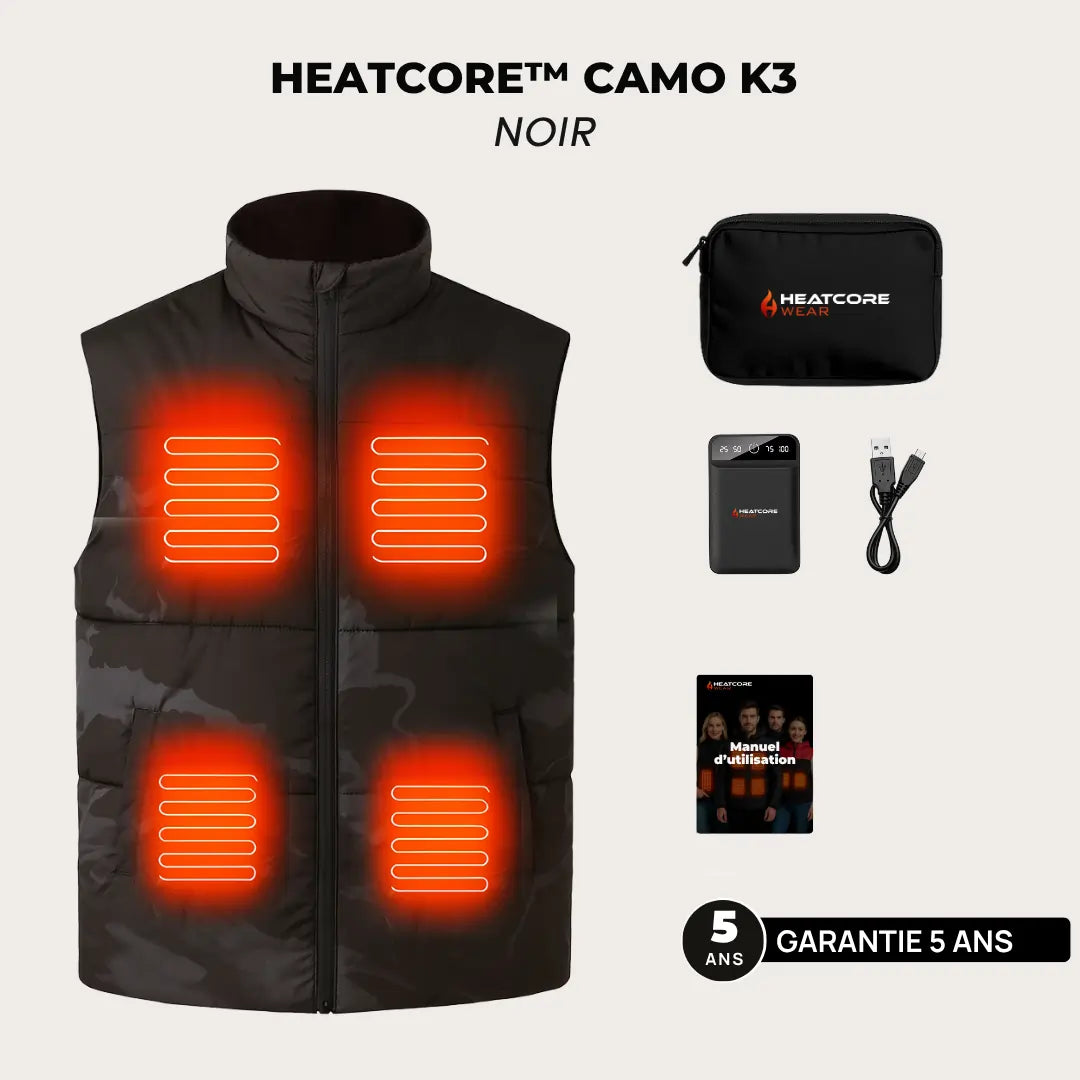 Heatcore™ Camo K3 - Veste Chauffante sans manches