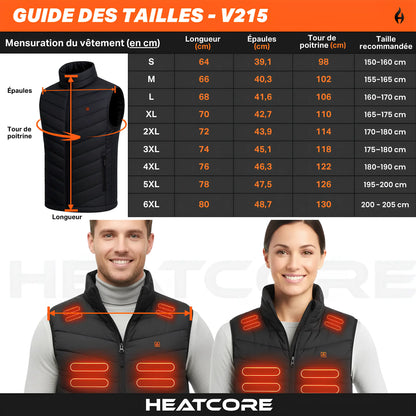 Heatcore™ V215 - Veste Chauffante sans manches Homme