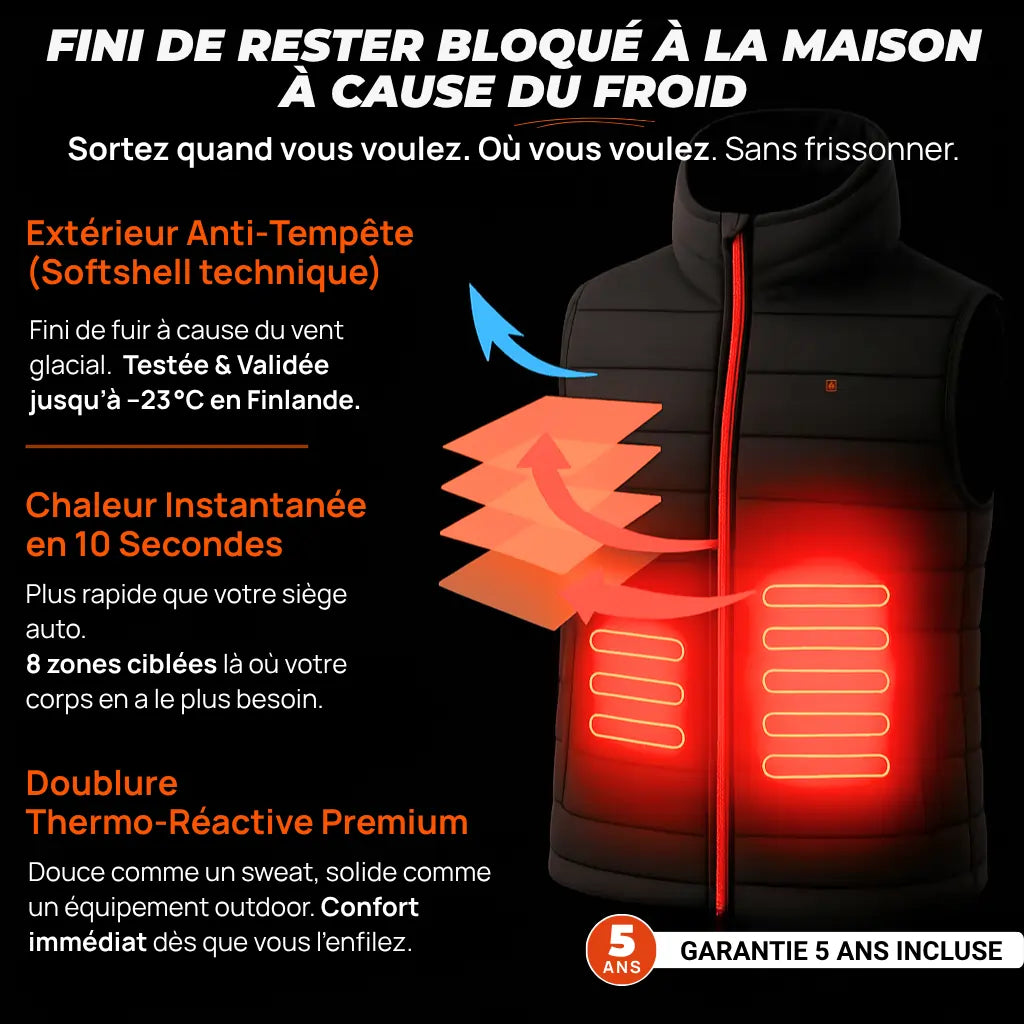 Heatcore™ F3 - Veste Chauffante sans manches