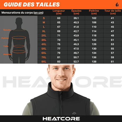 Heatcore™ Light 7 - Veste Chauffante sans manches Homme