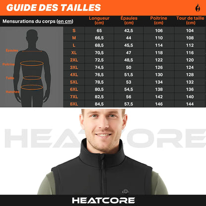 Heatcore™ Light 7 - Veste Chauffante sans manches Homme