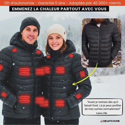 Heatcore Urban 8™ – Jusqu’à 12h de chaleur maîtrisée, du matin au soir